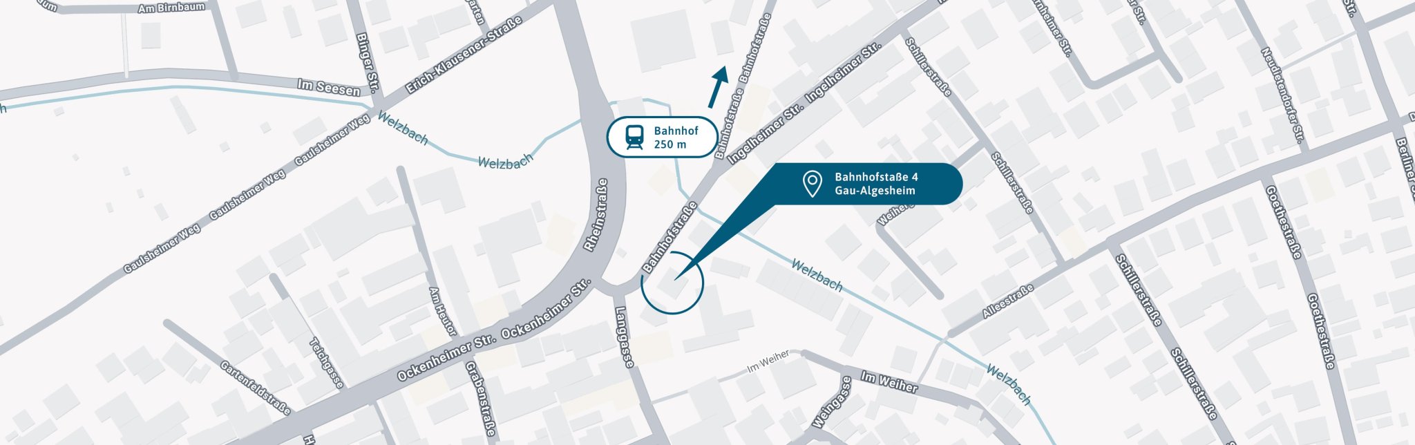 Karte Gemeinschaftspraxis Gude Waldhofer in Gau-Algesheim